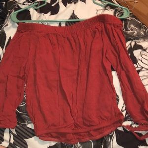 Off the shoulder shirt